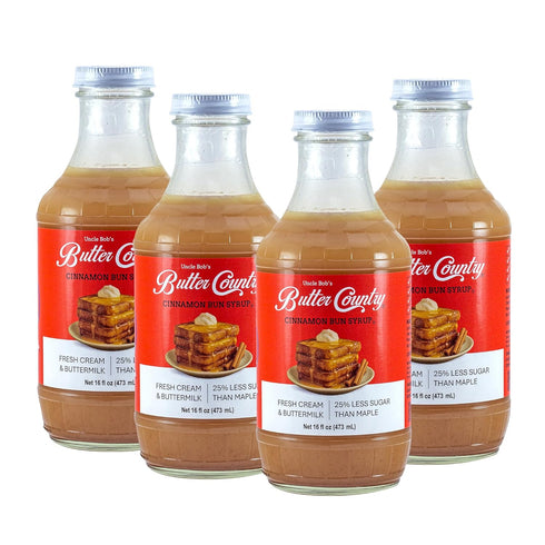 Uncle Bob's Butter Country Rich & Creamy Cinnamon Bun Flavored Buttermilk Syrup