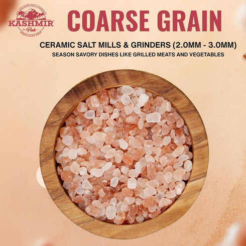 5 Lbs 100% 84 LA SALT CO Kashmir Pink Himalayan Salt Bulk Jar, Coarse | Pure, Food Grade with Trace Minerals | Kosher