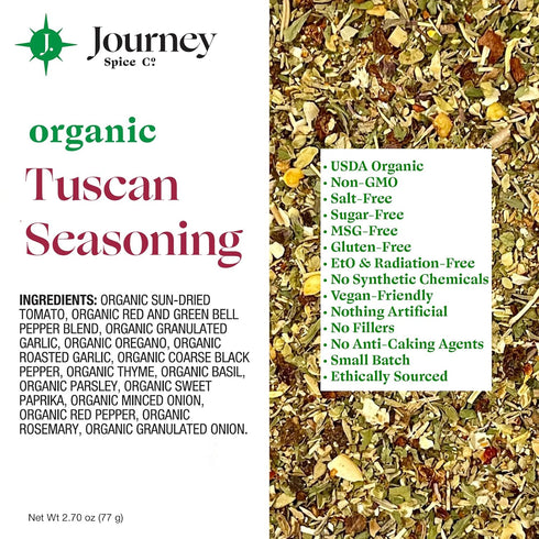 Organic Tuscan Seasoning by Journey Spice Co.