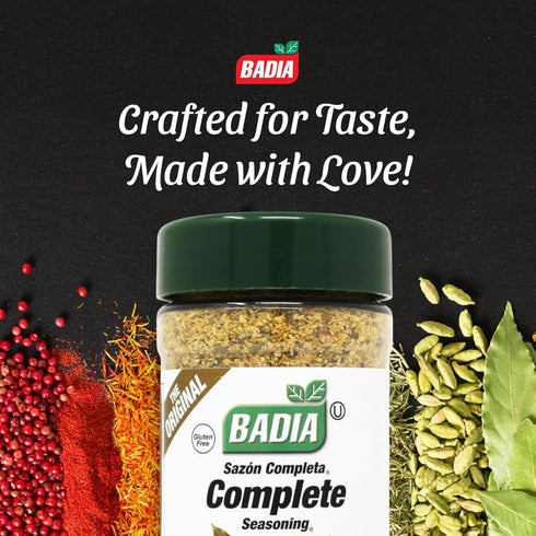12 oz Badia Complete Seasoning All-Purpose Spice Blend of Garlic, Onion, Salt, Pepper, Herbs & Spices - Savory