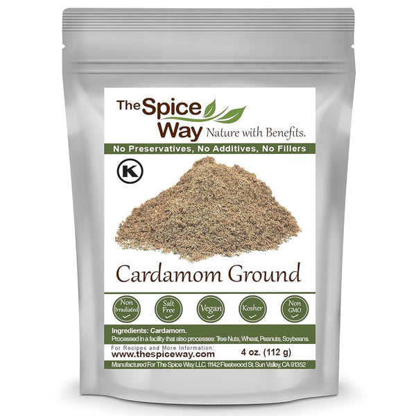 The Spice Way Cardamom Ground - (4 oz) Ground Green Decorticated Cardamom