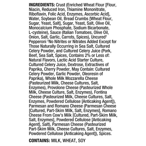 Frozen 18.3 Oz Rao's Made For Home Uncured Pepperoni Pizza Pizza, Box
