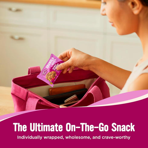 12 Pack Cooper Street Granola Bakes - Soft Baked Oats, Grain & Seeds Breakfast Granola Cookie Bars - Nut & Dairy Free