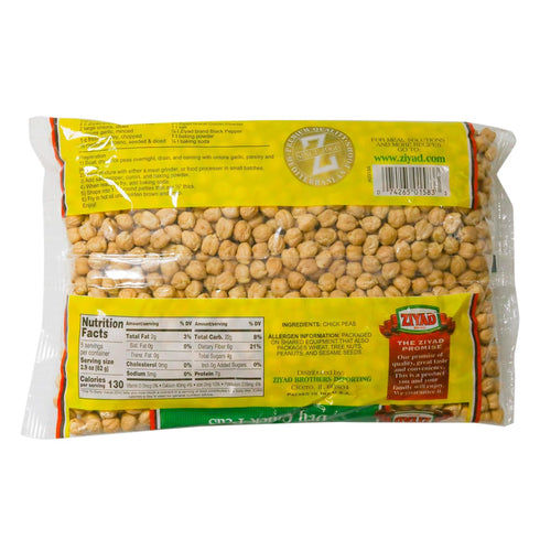 32 Oz Ziyad Dry Chickpeas, Garbanzo Beans, Ancient Grains, No Additives, No Preservatives, Great Source of Protein