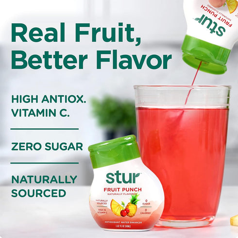 Pack, (4 80 Stur - Founder's Favorites Variety Natural Water Enhancer, Bottles, Makes Flavored Waters) - Sugar Free