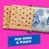 10.15lb (96 Count) Pop-Tarts Toaster Pastries, Breakfast Food and Kids Snacks, Unfrosted Blueberry, Case