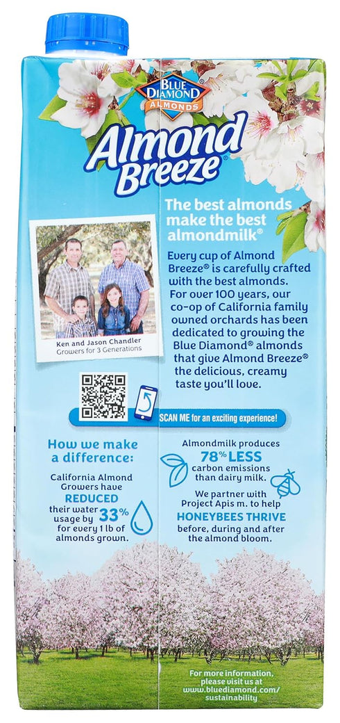 32 Oz Blue Diamond, Almond Milk Vanilla, Fl