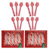 Perfect Stix Christmas Candy Cane Peppermint Spoonz.Edible Stirring Beverage Spoonz. Hot Chocolate