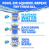 40 6 oz Capri Sun Roarin' Waters Flavored Water Beverage, Pouches, for School Lunches and On-the-Go Hydration, Wild