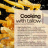 Drip Co 7 LB Beef Tallow for Cooking Bulk Pail w/Safety Seal No Additives or Preservatives