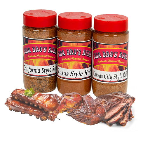 BBQ BROS RUBS (Western Style) - Barbecue Seasonings - BBQ Spices -