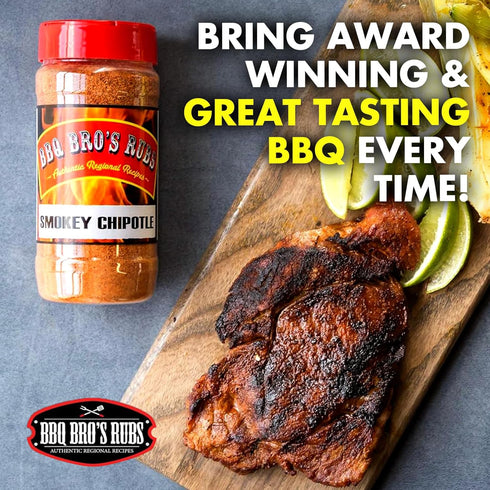 Set BBQ BROS RUBS (Spicy Style) - Barbecue Spices Seasonings - BBQ Rubs - Use for Grilling, Cooking & Smoking - Meat