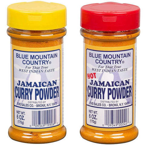 Blue Mountain Country Jamaican Curry Powder & Hot Jamaican Curry Powder Duo