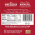 4.05 (Pack 12), (Packaging King Oscar Mackerel in Olive Oil with Lemon, Ounce Cans of Skinless & Boneless, Wild Caught