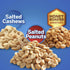 Vallary Pack 10 3 4 3 Nut Variety Individually Wrapped Snack Bags | Salted Cashews, Salted Peanuts & Honey Roasted