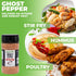 FreshJax Spices and Seasonings | Ghost Pepper Fiery Hot Sea Salt, 10.8 oz Large Bottle, Handcrafted in Jacksonville