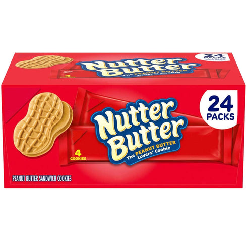 Generic Nutter Butters Peanut Butter Sandwich Cookies, 24 Count