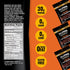 Country 2.14 Oz (3 Pack) Tillamook Beef Jerky, Smoker PRO Edition, Zero Sugar Teriyaki, Real Hardwood Smoked Fresh