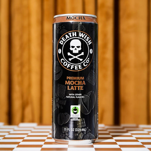 8g Death Wish Coffee, Iced Coffee Cold Brew, Protein, Fair Trade (Mocha Latte)