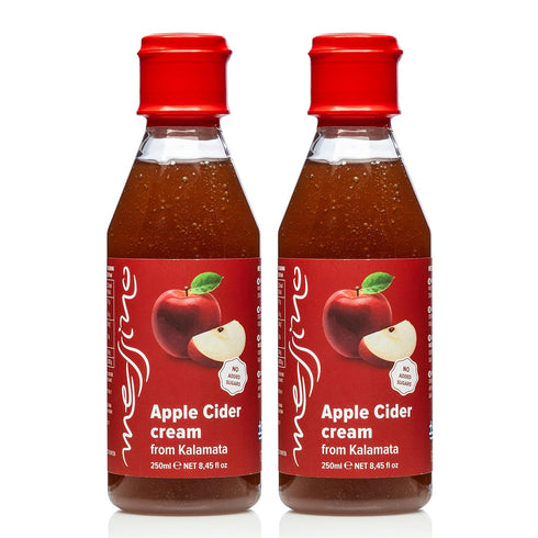 250 ml Messino Apple Cider Balsamic Glaze, Sweet Apple Balsamic Reduction for Drizzling, Salads & Finishing