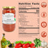 24oz, 100% CAMPO D'ORO - Italian Tomato Spaghetti Sauce with Basil, Pasta and Pizza Sauce, Made in Sicily Italy