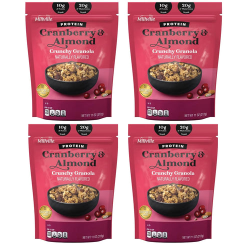 Generic Cranberry Almond Protein Granola 11 oz. Bags (4 BAGS)