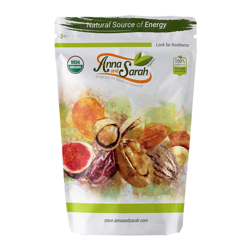 3 3 Lbs Anna and Sarah Organic Medjool Dates, Pound Bag, No Sugar Added Natural Dried Dates in Resealable Bag