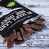 8.5oz No Mans Land Beef Jerky - Fajita Lime | Slow-Dried, Smoked & Seasoned Jerky Strips | High Protein, Low Carb, Low