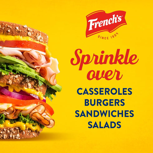 24 oz 24 French's Original Crispy Fried Onions, - One Ounce Bag of Crunchy Fried Onions to Sprinkle on Salads