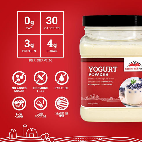 1LB (Pack 1) Hoosier Hill Farm Yogurt Powder
