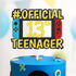 13th Official Birthday Theme Cake Topper Decorations - Cheers to 13 Years Old Party Picks - Handmade Black Gold Red