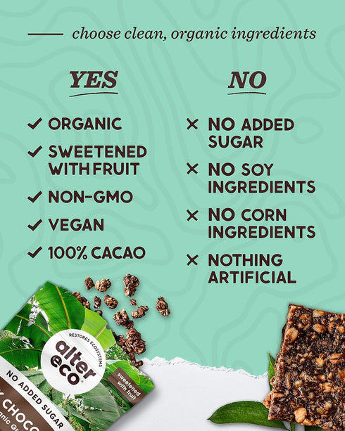 3 Pack) Alter Eco Dark Chocolate Granola, Healthy, Organic Breakfast & Snack, Naturally Sweetened with Fruit, Vegan, No