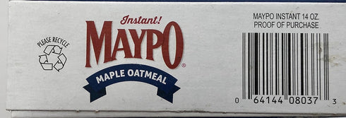 Maypo 14 oz. 2) Oatmeal, Instant Maple, (qty.
