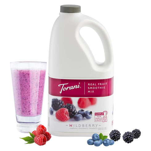 Wildberry Smoothie Mix by Torani - Real Fruit Blend for Delicious Beverages