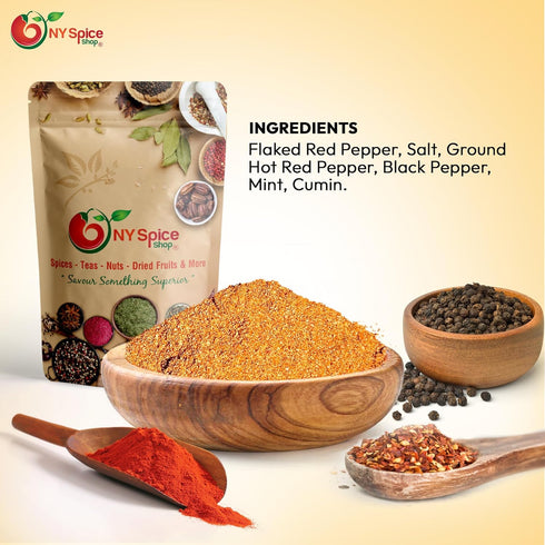 5 lbs. NY SPICE SHOP Adana Kabab Spice Seasoning Herb - (Pound) Mix All Natural Premium Mediterranean Blends - Kebab