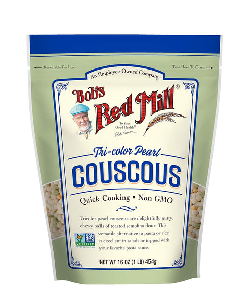 Bob's Red Mill Tri-Color Pearl Couscous, Quick Cooking - 1 Pound (Pack