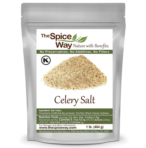 The Spice Way Fresh Celery Salt Seasoning Blend - 1 lb.