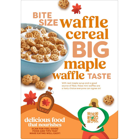 12.7oz (1 Kashi Breakfast Cereal, Whole Grain, Vegan, Maple Waffle Bites, Box Box)