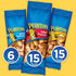 Pack, Packed (36 Count) PLANTERS Variety Salted Cashews, Salted Peanuts & Honey Roasted Peanuts, On-the-Go Nut Snacks