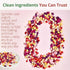 4.23oz(120g) Freeze Dried Mixed Fruit Snacks - Crunchy Dried Fruit Mix with Strawberry, Dragon Fruit, Purple Sweet