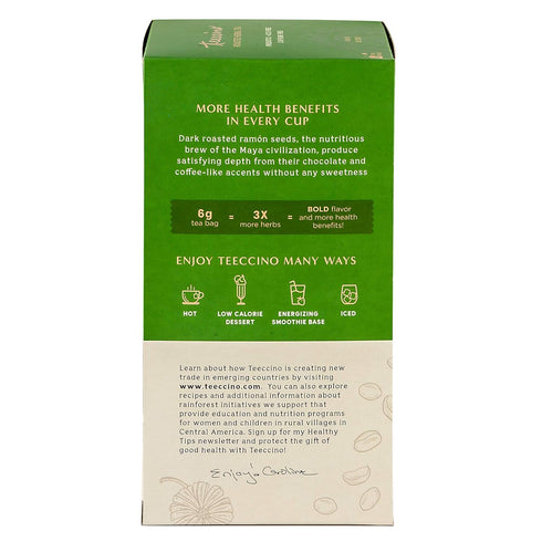 Pack 25 (Pack 3) Teeccino Chocolate Lovers Tea Variety - Dark Chocolate, Mexican Chocolate, Chocolate Peppermint
