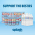 12-Pack, 16 Oz SPLASH REFRESHER Sparkling Water, Kiwi Watermelon - Fl Cans - Flavored Carbonated Seltzer Water