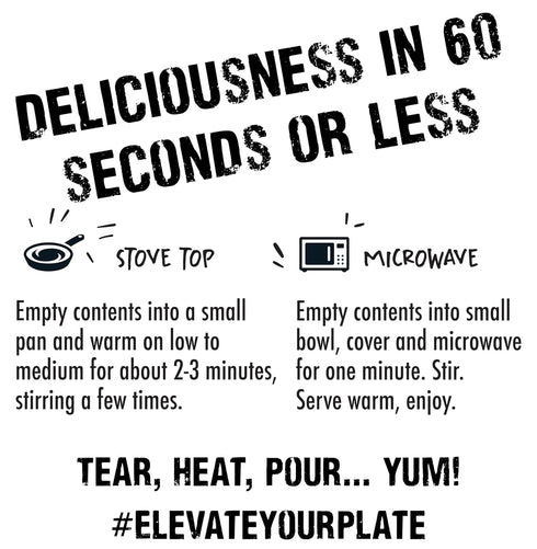 4-serving (2-pack) Le Sauce & Co. Beefy French Onion Gourmet Gravy, Four Serving Gluten Free Beef Gravy, Premium Brown