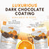 7 OZ Snackathon Dark Chocolate Orange Sticks, Resealable Bag, Soft Chewy Orange Jelly Centers Covered In Rich Dark