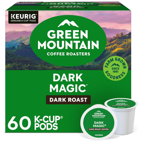 Green Mountain Coffee Roasters Dark Magic, Keurig Single Serve K-Cup Pods, Dark