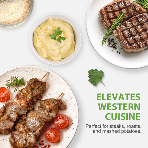 22 Ounce(624g), Soeos Granulated Garlic, Garlic Powder, Convenient and Versatile Seasoning, Great for Flavoring Dishes