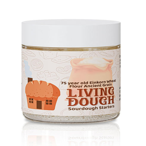 Living Dough - 75 Year Old Einkorn Wheat Flour Ancient Grain Sourdough
