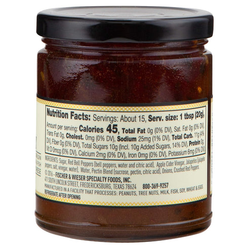 10.9 Oz., Pack 6 Fischer & Wieser Red Hot Jalapeno Jelly