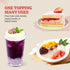 52USA 1kg (2.2 lbs) Lychee Flavored Coconut Jelly Topping for Desserts and Boba Tea, Premium Coconut Gel Strip