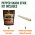 20 1 13.5 Package Packet LEM Products Backwoods Pepper Snack Stick Seasoning Kit, Ideal for Wild Game and Domestic